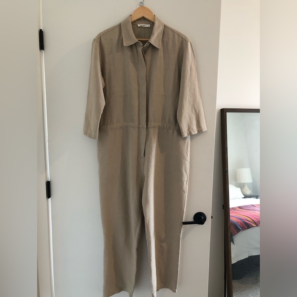Mod Ref Linen Blend Jumpsuit - image 1